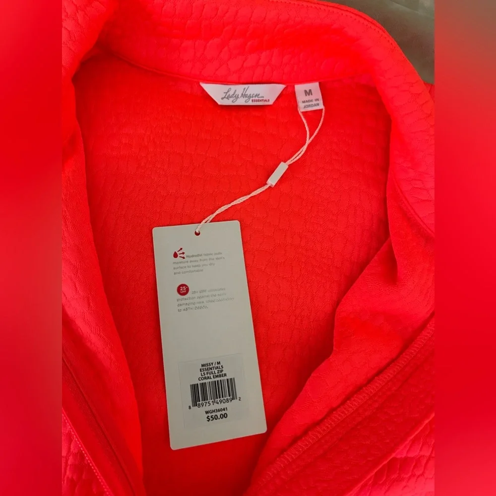 BNWT Lady Hagen essentials long sleeve zip up jacket size M - Picture 6 of 8